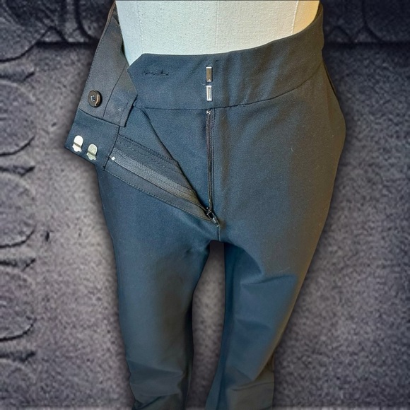 NWT Derek Lam 10 Crosby ‘Camryn’ Ruched Slim Pant in Black Size 0 - Picture 16 of 16